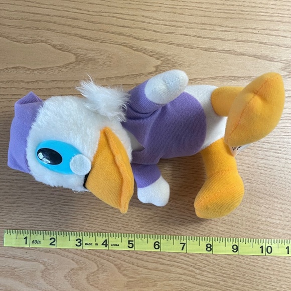 Vintage Disney Mickey's Christmas Carol Plush Scrooge McDuck 1984 Stuffed Animal - Picture 7 of 8